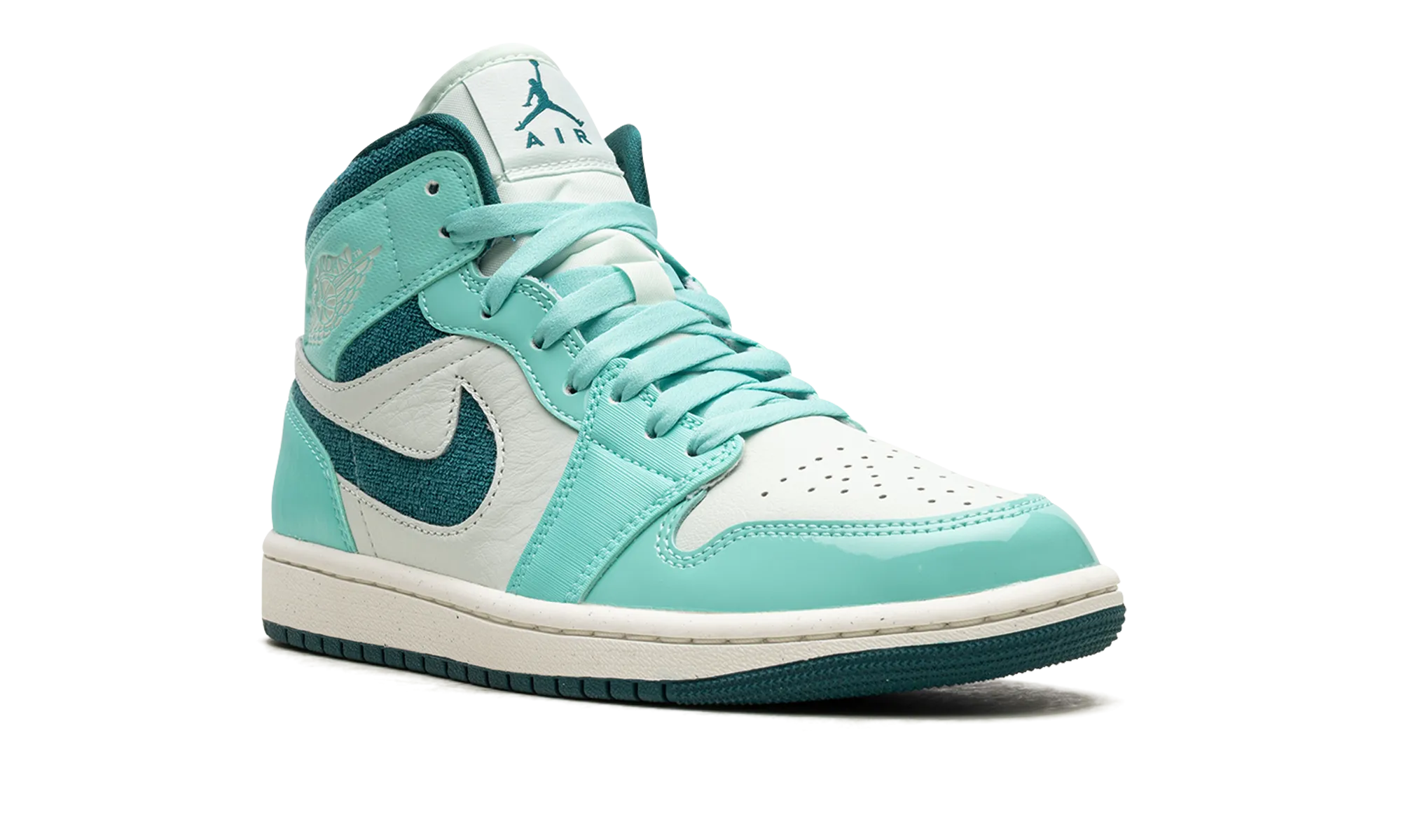 AIR JORDAN 1 MID SE WMNS "Bleached Turquoise" jordan classic womens shoes