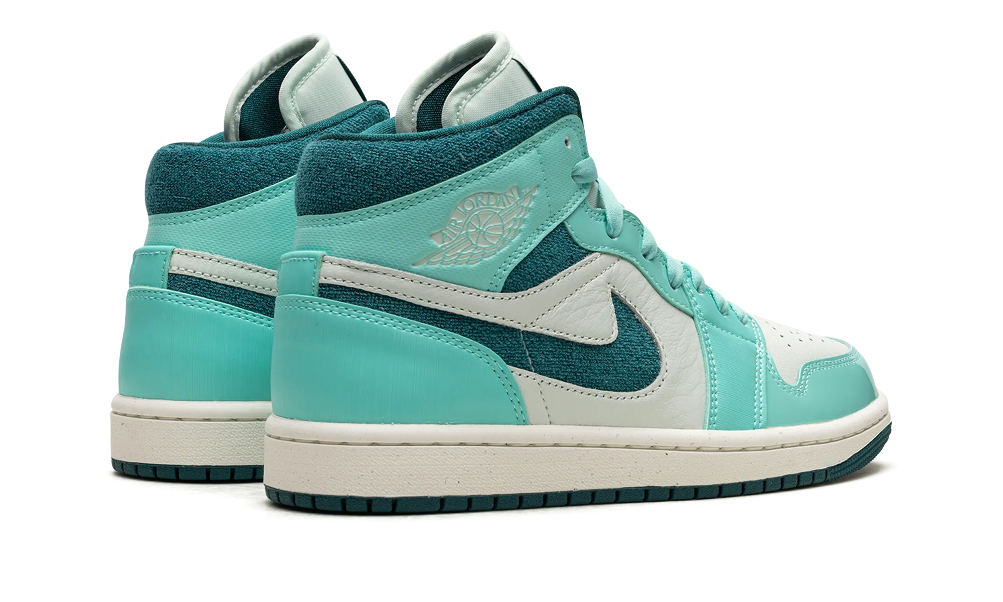 AIR JORDAN 1 MID SE WMNS "Bleached Turquoise" jordan classic womens shoes