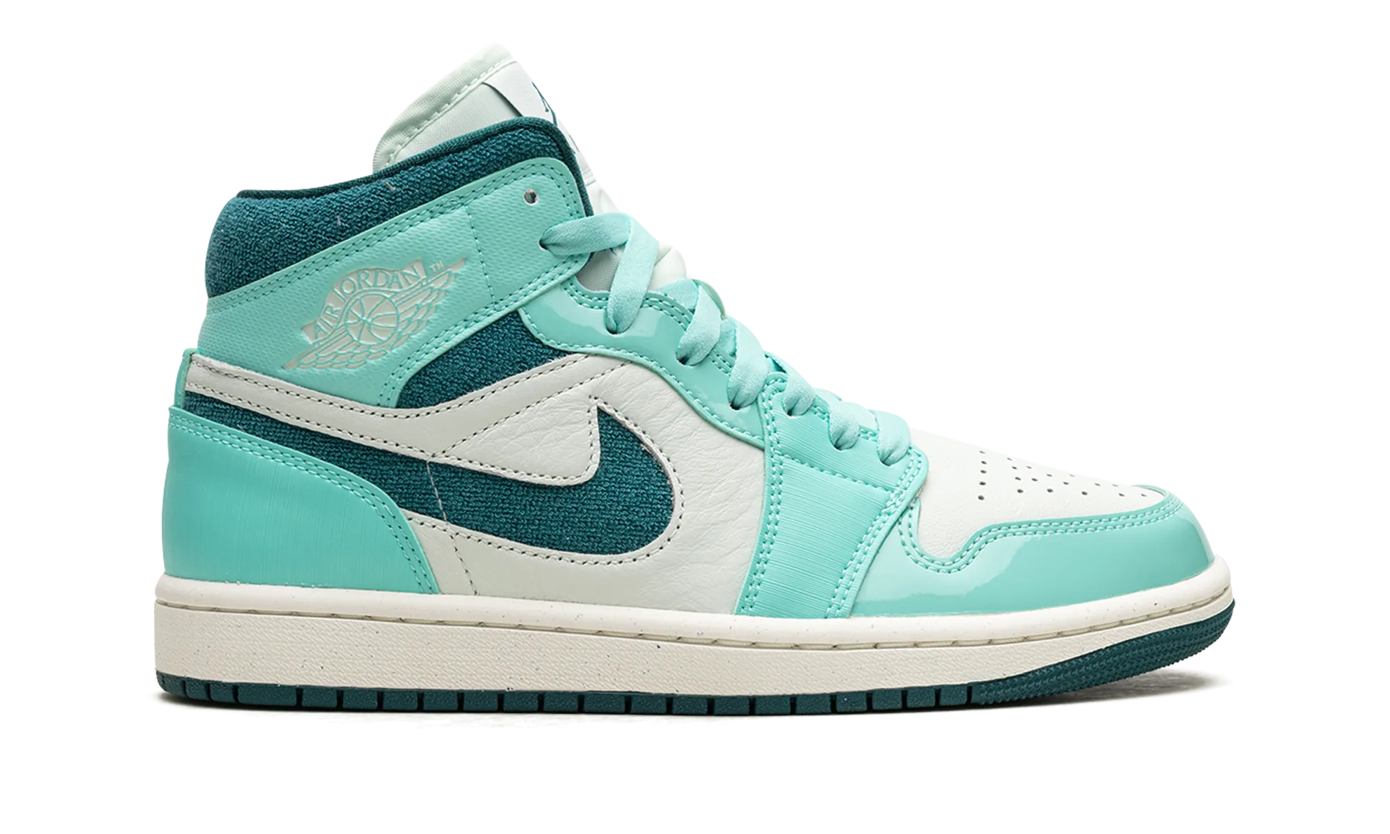 AIR JORDAN 1 MID SE WMNS "Bleached Turquoise" jordan classic womens shoes