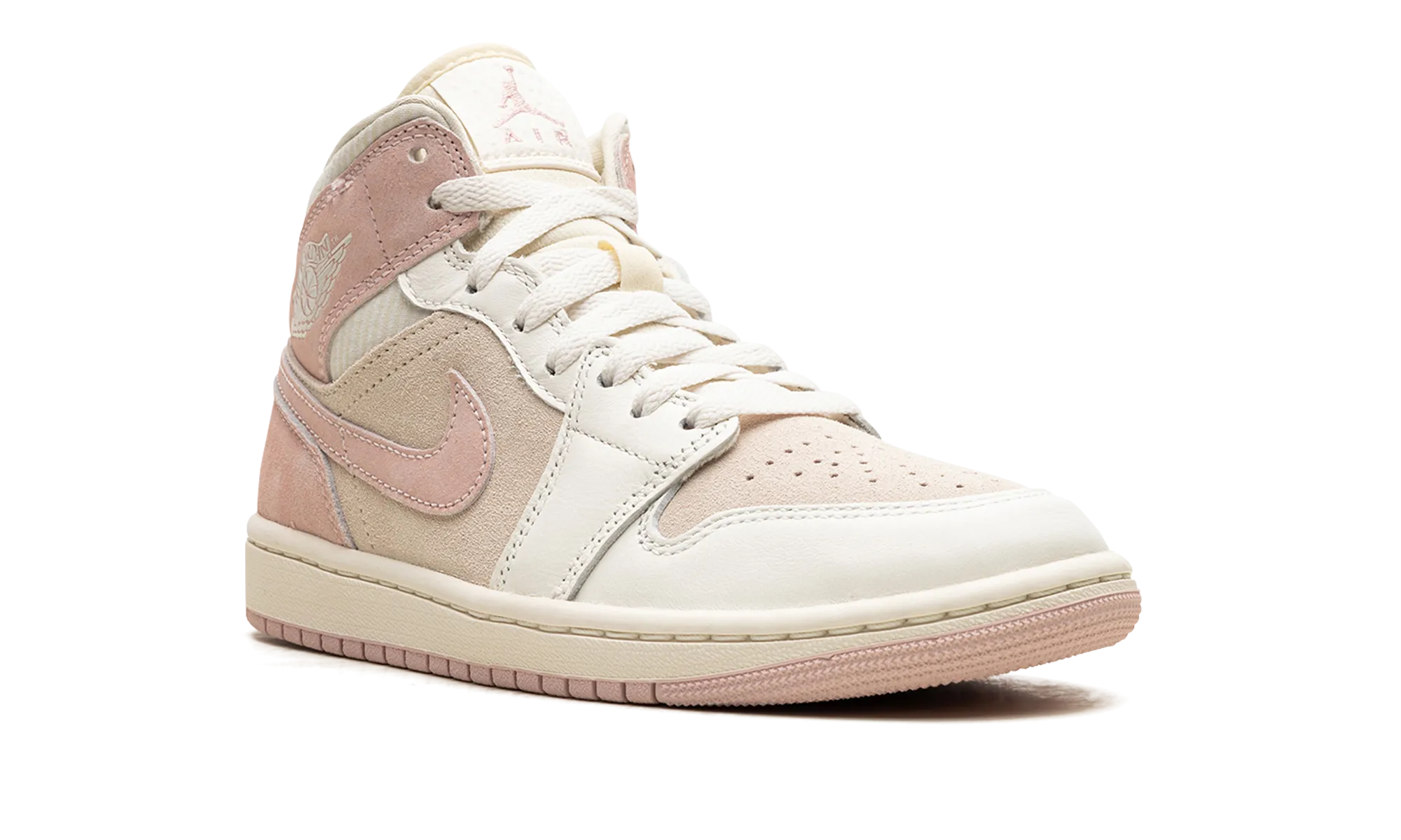 Air Jordan 1 Mid SE WMNS "Coconut Milk / Legend Pink" jordan classic womens shoes