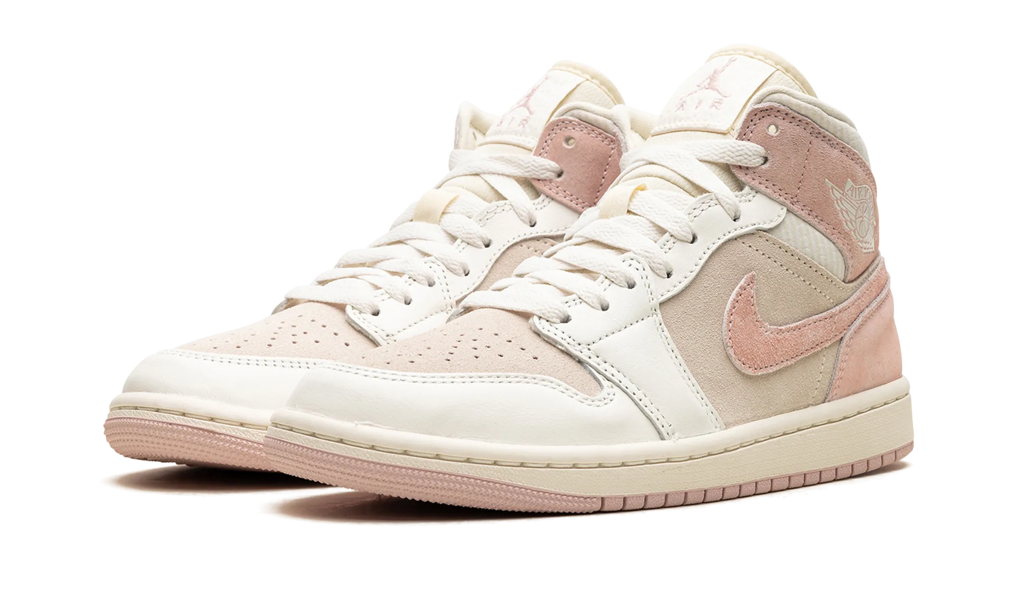 Air Jordan 1 Mid SE WMNS "Coconut Milk / Legend Pink" jordan classic womens shoes