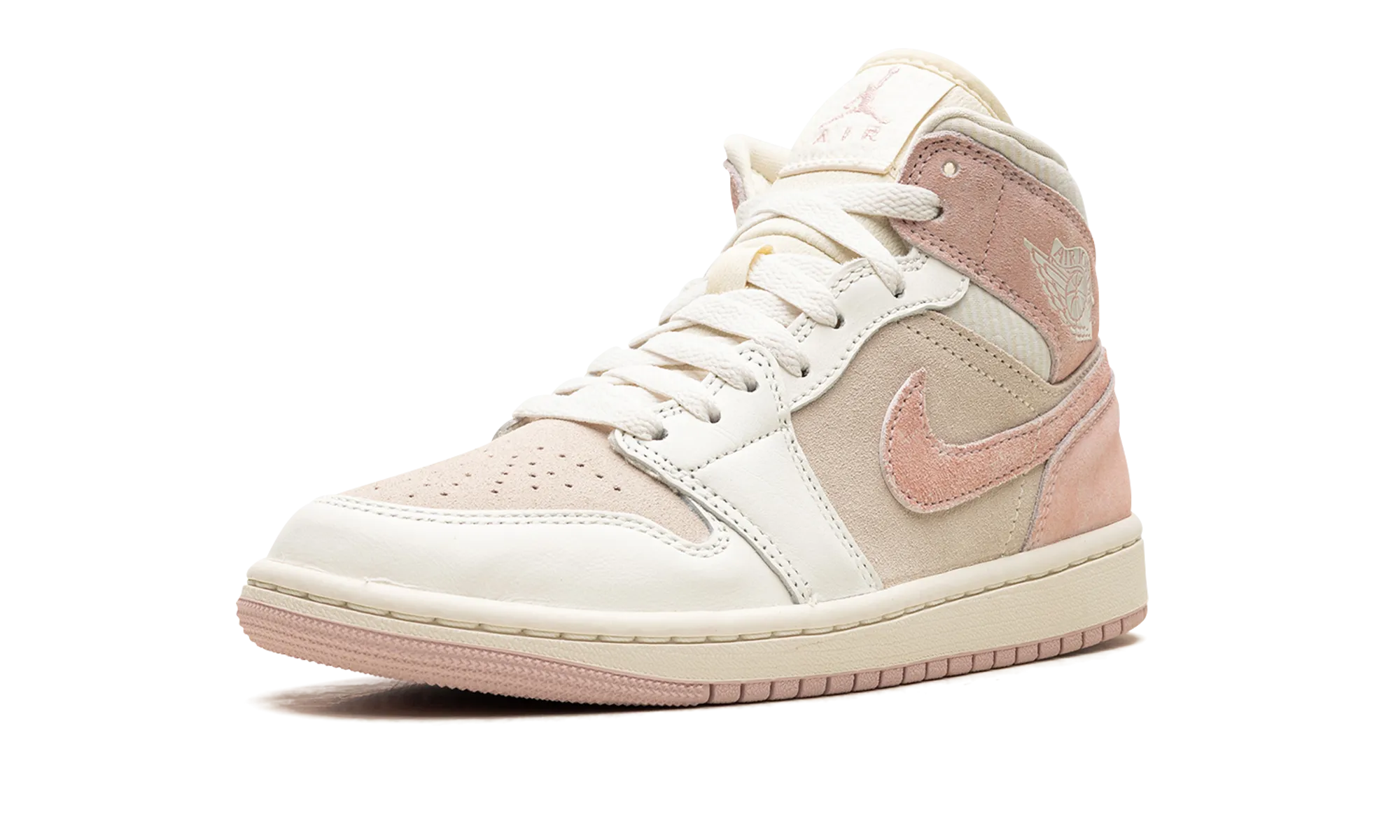 Air Jordan 1 Mid SE WMNS "Coconut Milk / Legend Pink" jordan classic womens shoes