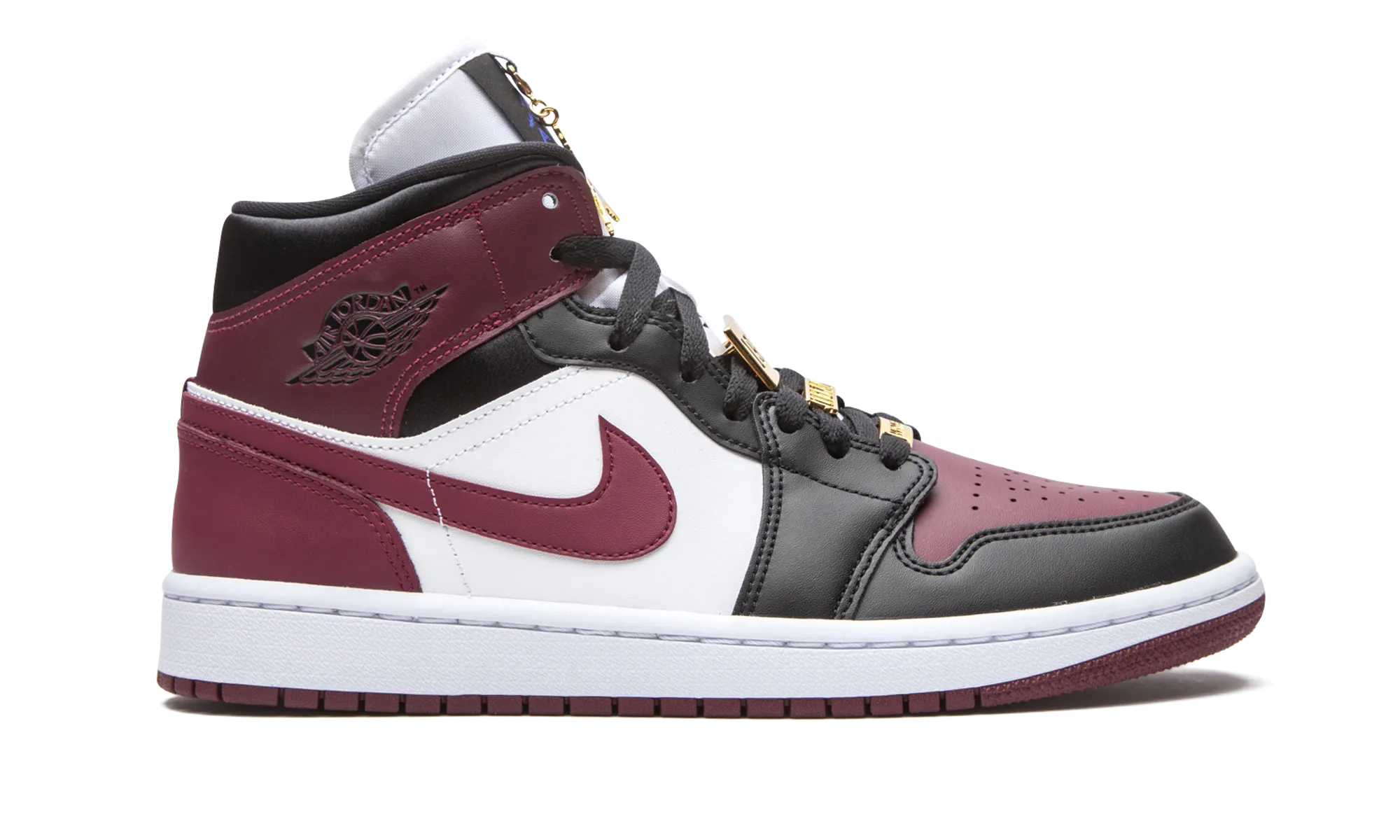 AIR JORDAN 1 MID SE WMNS "Gold Pendants" jordan classic womens shoes