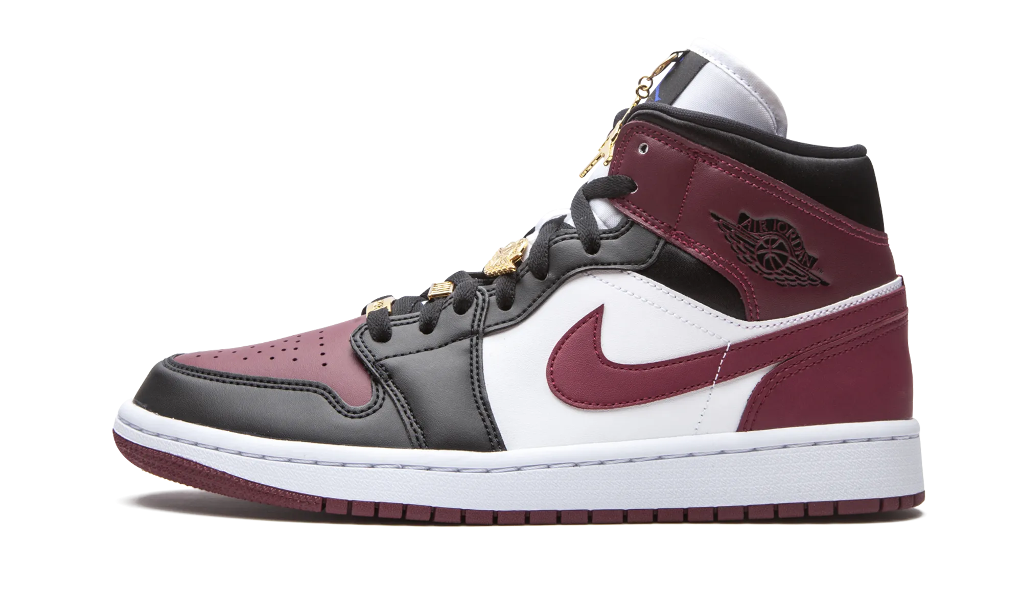 AIR JORDAN 1 MID SE WMNS "Gold Pendants" jordan classic womens shoes