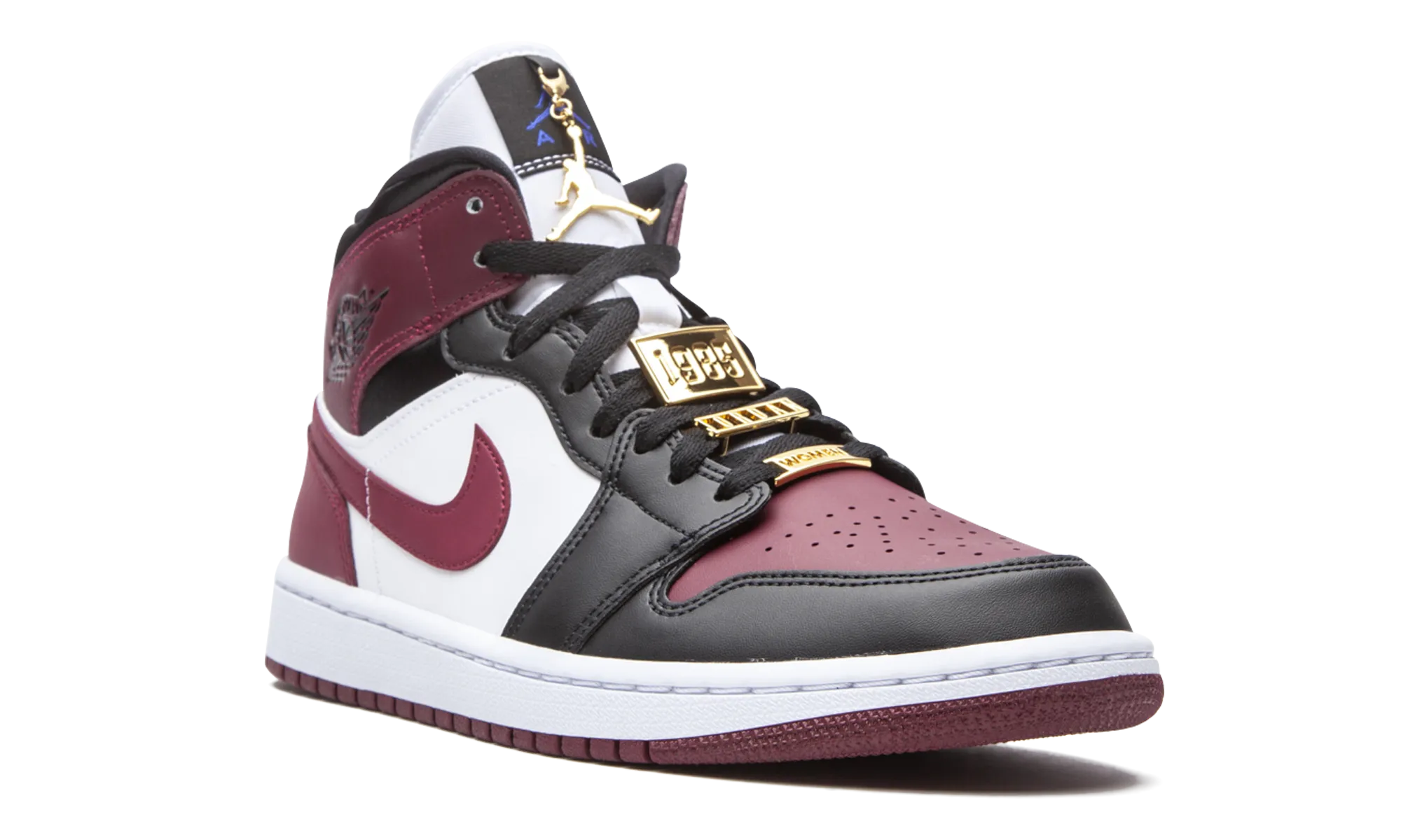 AIR JORDAN 1 MID SE WMNS "Gold Pendants" jordan classic womens shoes