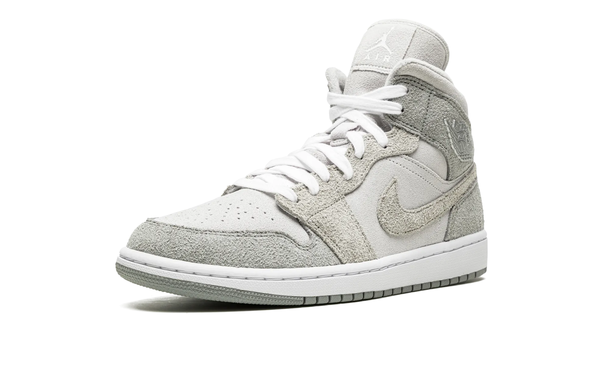 AIR JORDAN 1 MID SE WMNS "Grey Fleece" jordan classic womens shoes
