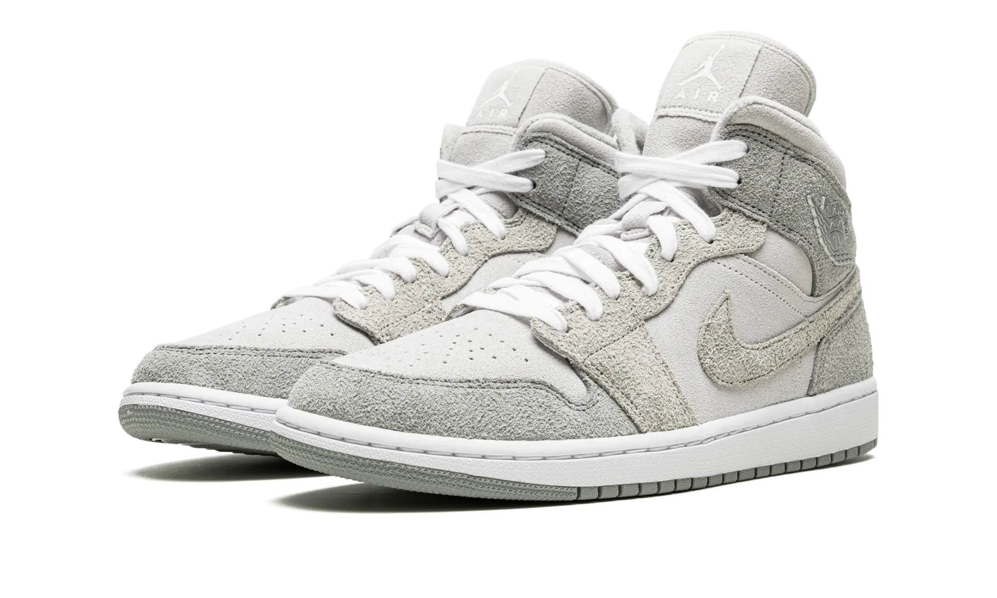 AIR JORDAN 1 MID SE WMNS "Grey Fleece" jordan classic womens shoes