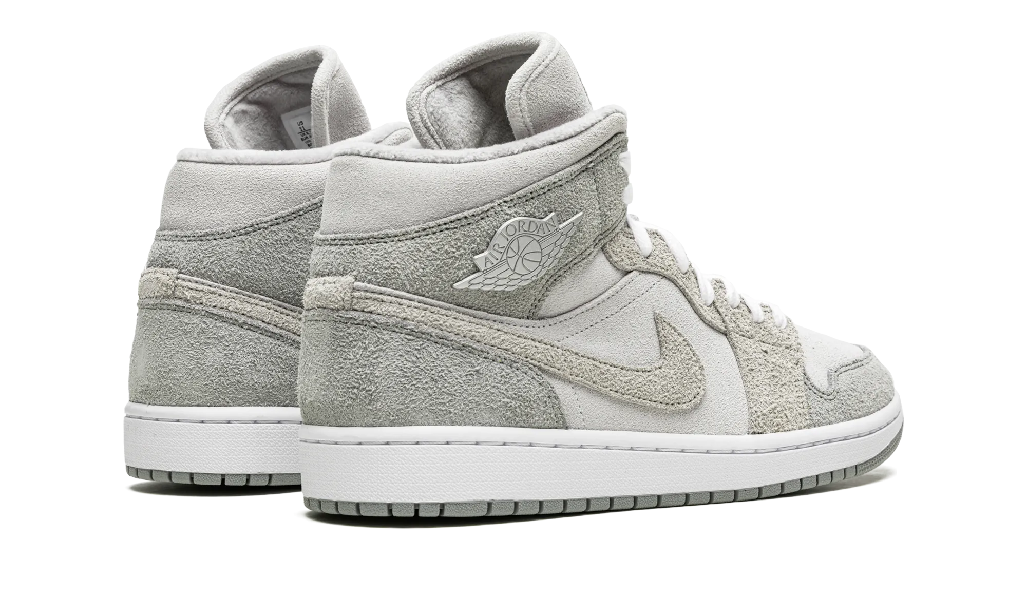 AIR JORDAN 1 MID SE WMNS "Grey Fleece" jordan classic womens shoes