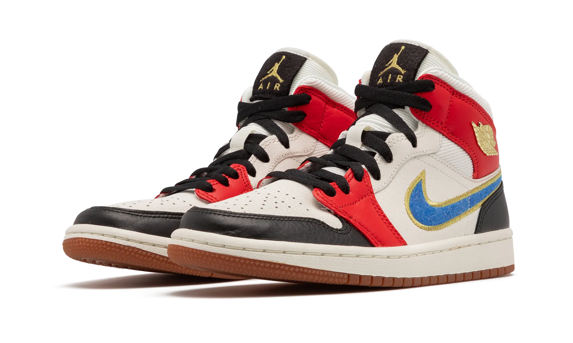 AIR JORDAN 1 MID SE WMNS "Let(Her)Man" jordan womens sporty sneakers