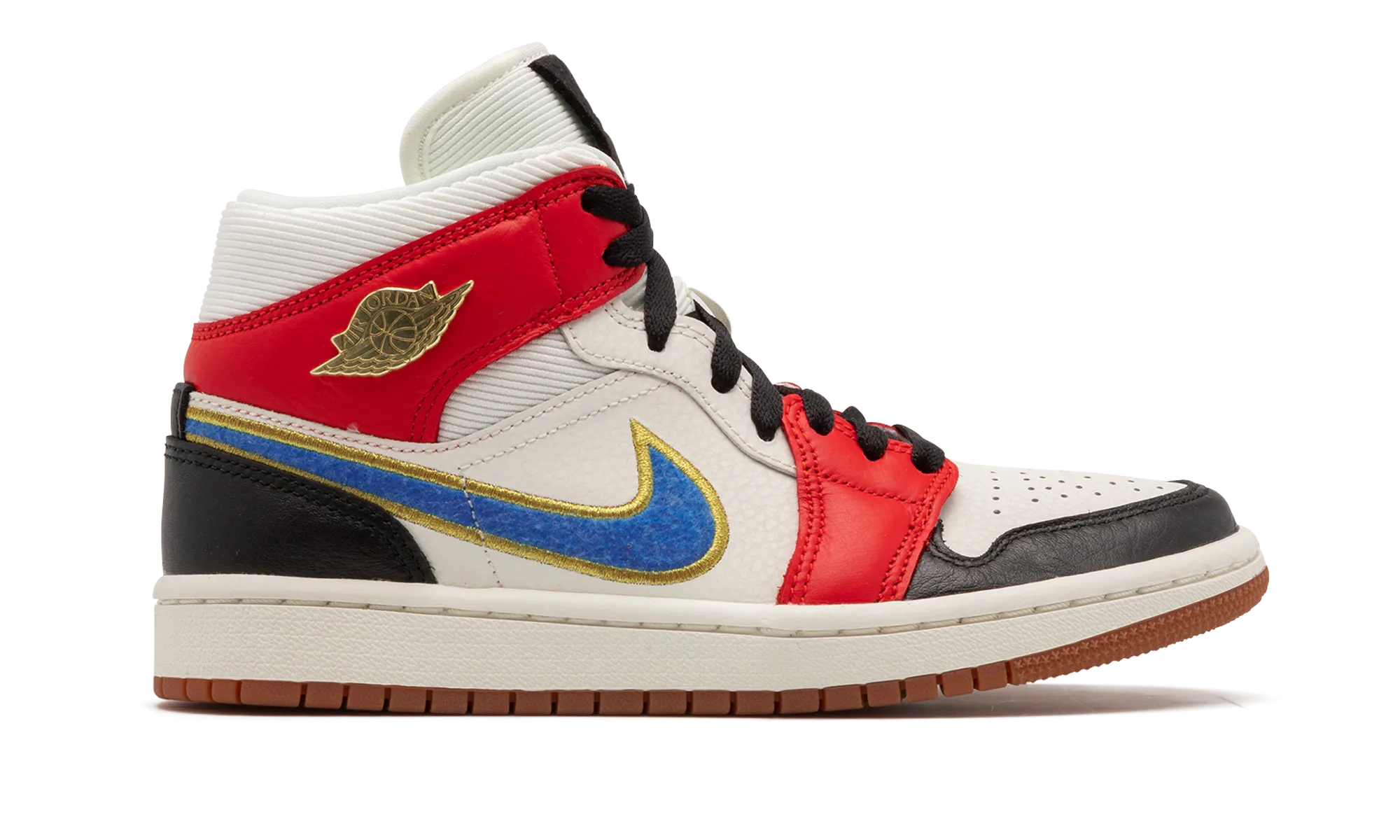 AIR JORDAN 1 MID SE WMNS "Let(Her)Man" jordan womens sporty sneakers