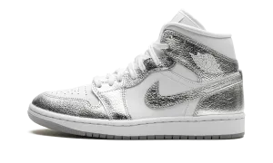 Air Jordan 1 Mid SE WMNS "Metallic Silver" Jordan Women's shoes