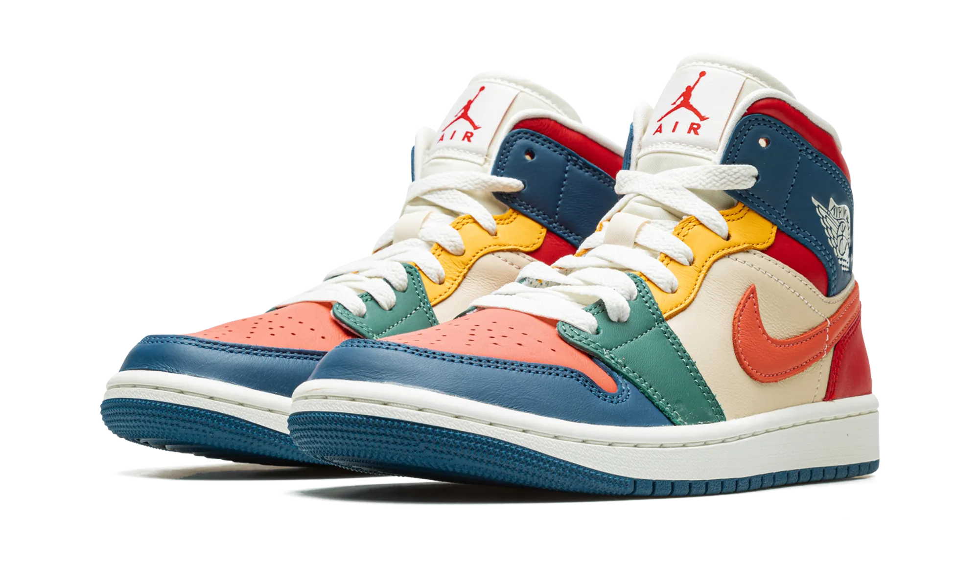 AIR JORDAN 1 MID SE WMNS "Multi-Color" jordan classic womens shoes