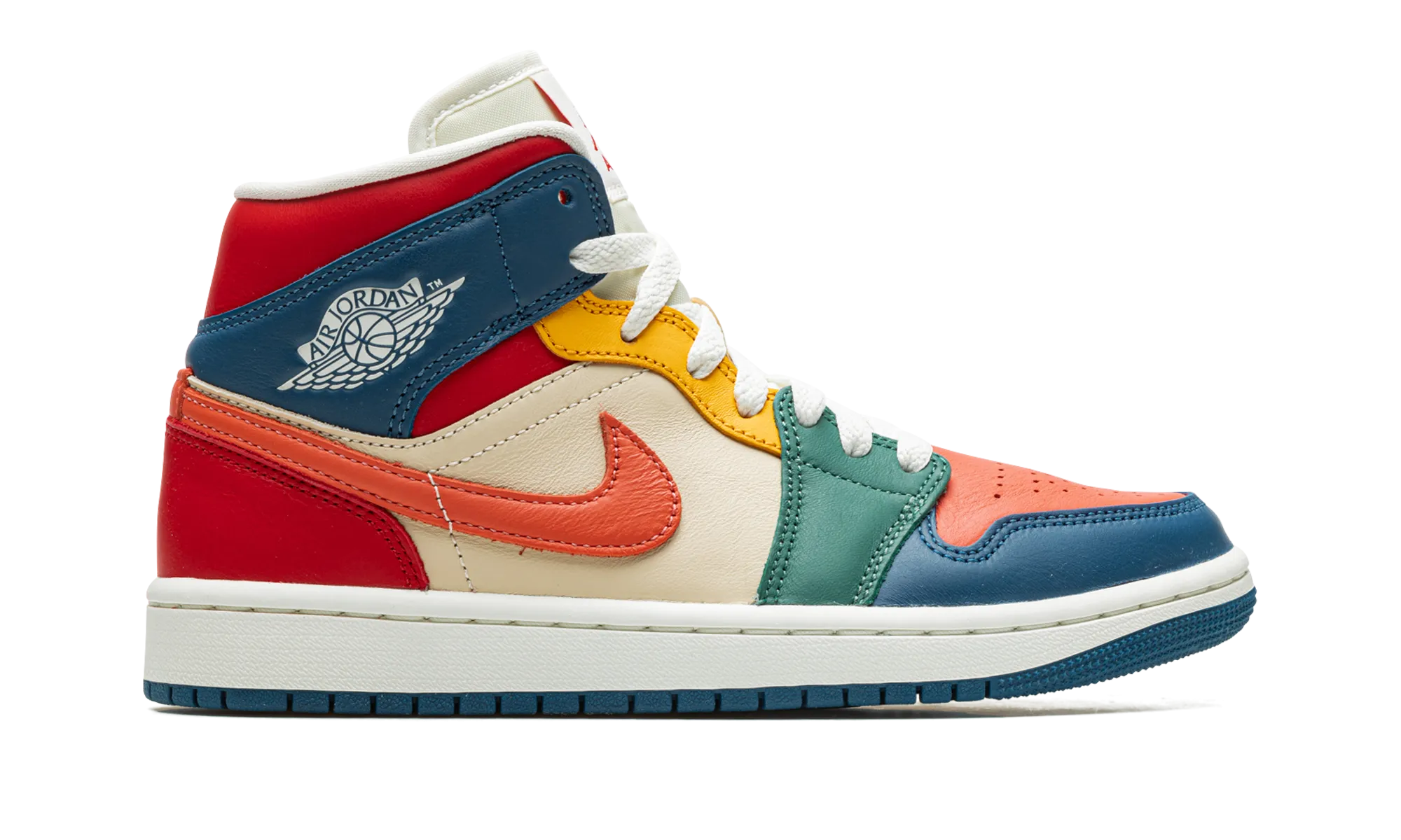 AIR JORDAN 1 MID SE WMNS "Multi-Color" jordan classic womens shoes