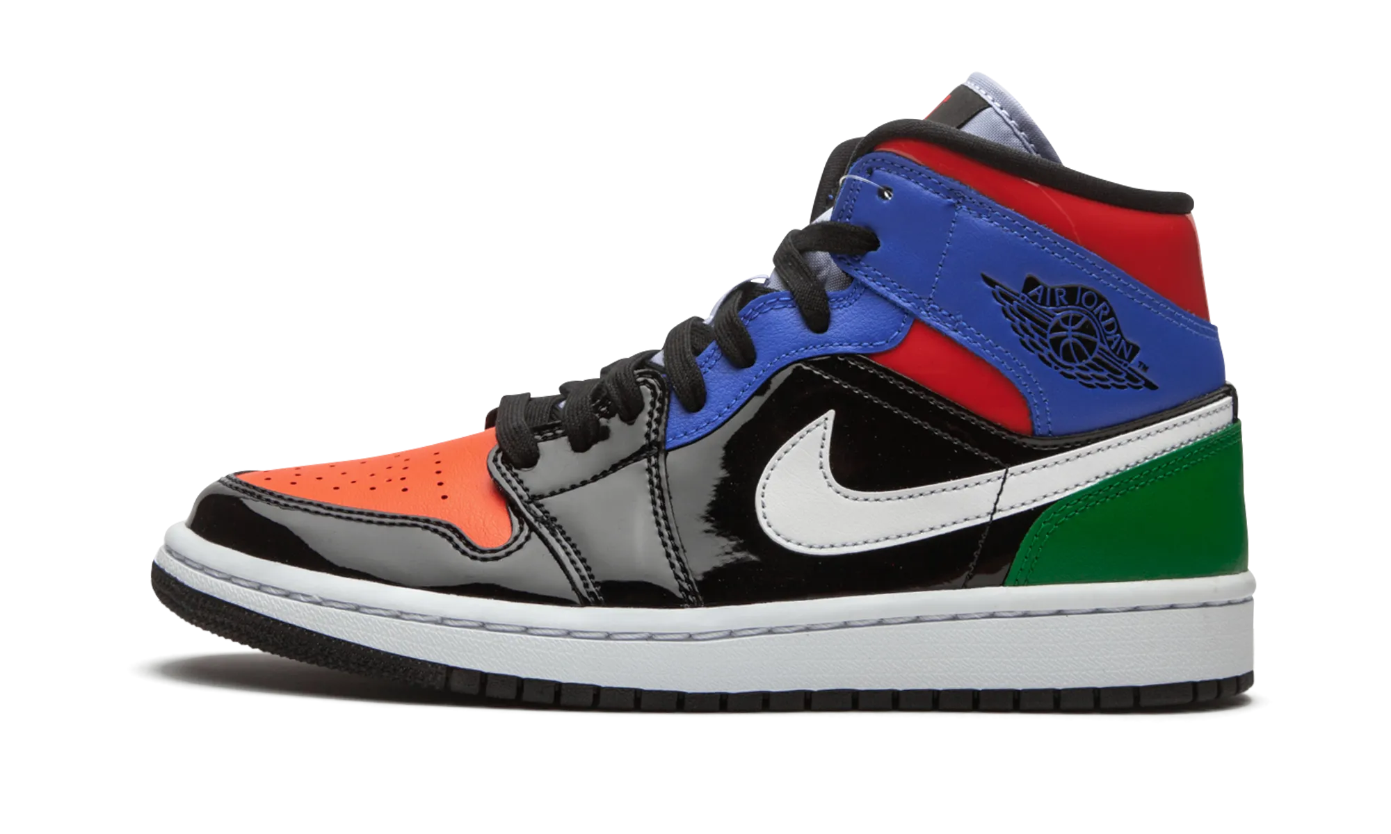 AIR JORDAN 1 MID SE WMNS "Multicolor Patent" jordan classic womens shoes