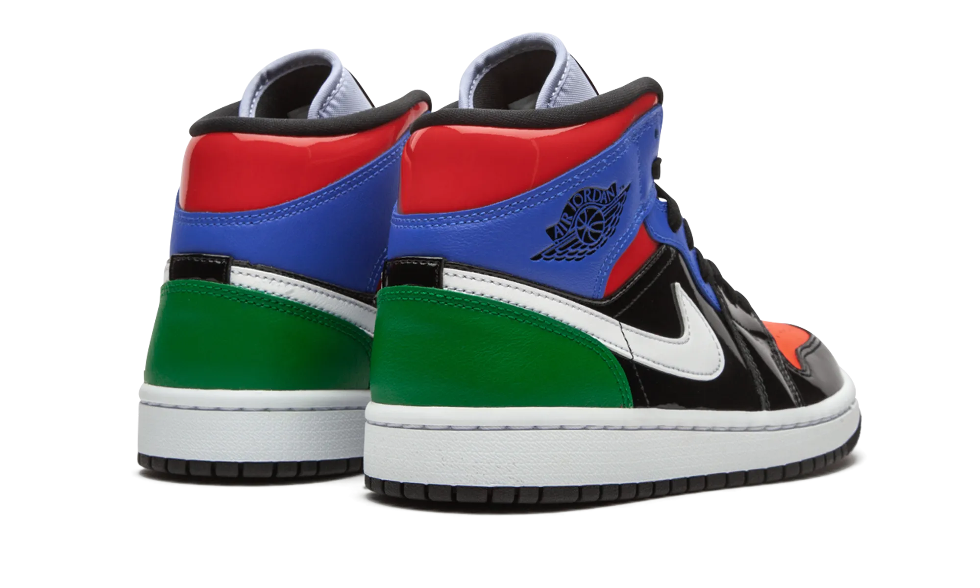 AIR JORDAN 1 MID SE WMNS "Multicolor Patent" jordan classic womens shoes