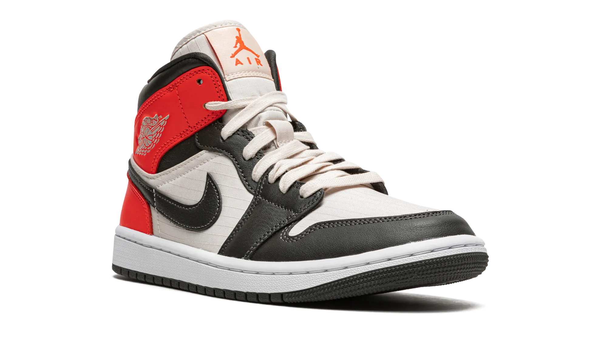 AIR JORDAN 1 MID SE WMNS "Newsprint" jordan classic womens shoes