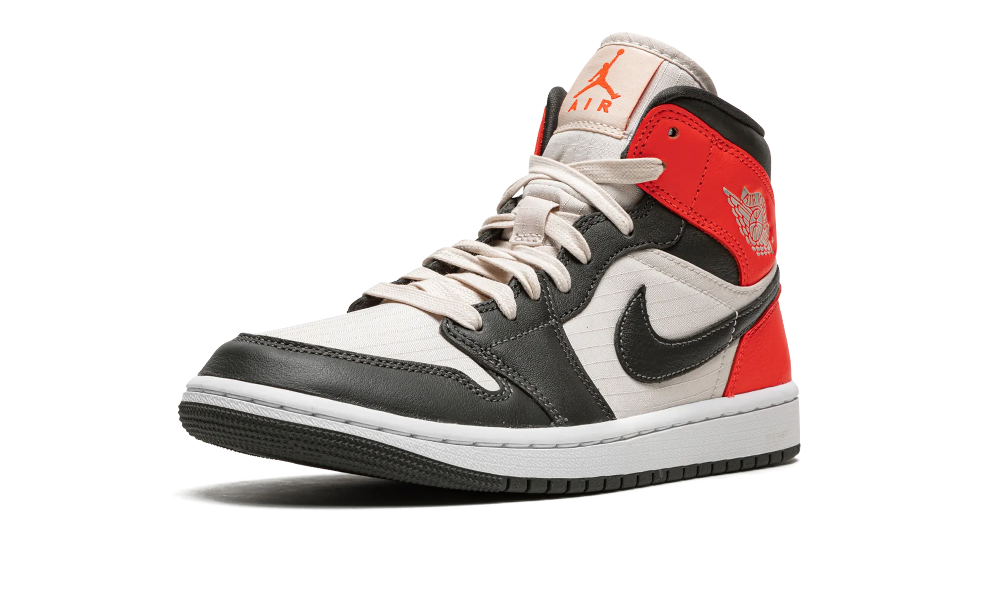 AIR JORDAN 1 MID SE WMNS "Newsprint" jordan classic womens shoes