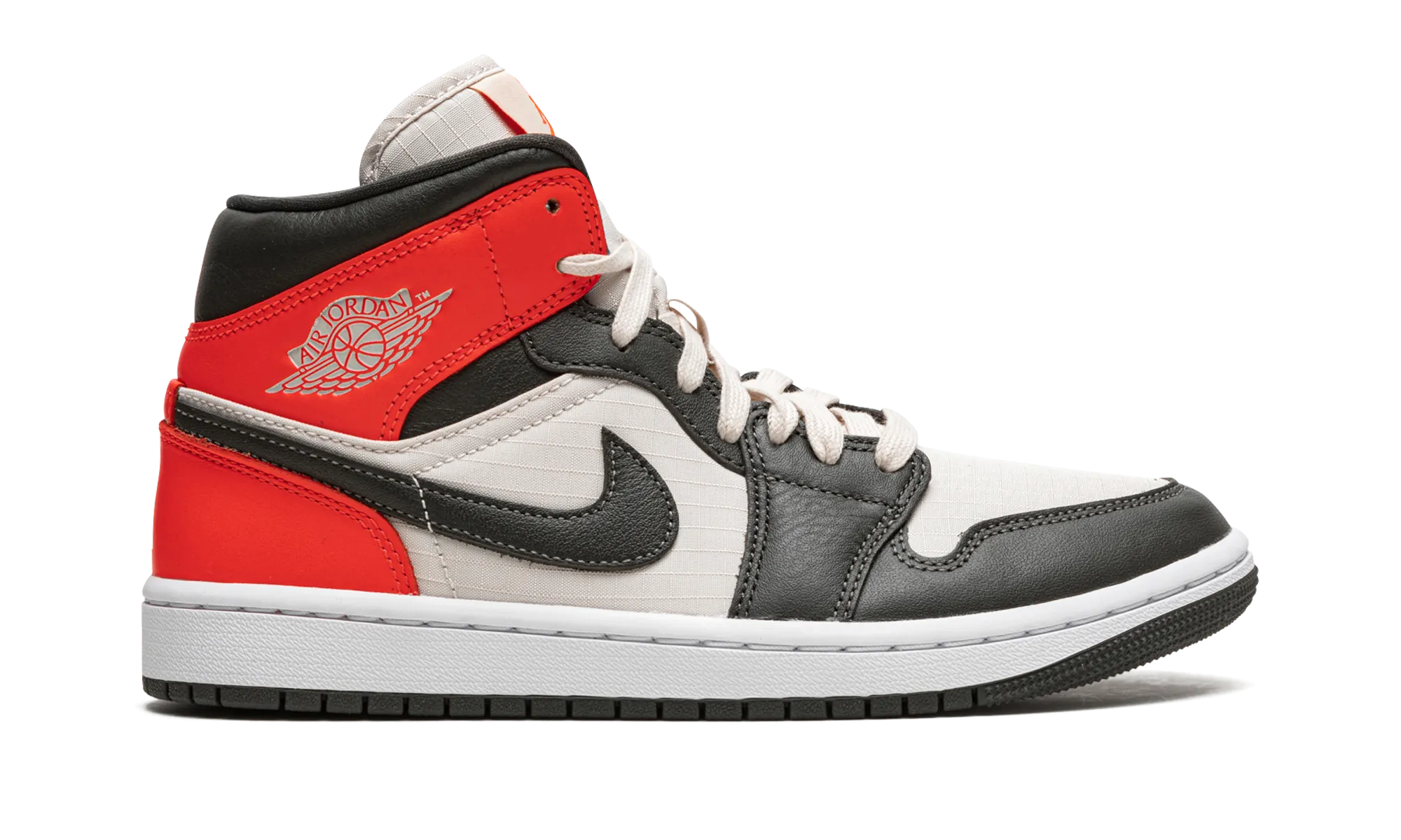 AIR JORDAN 1 MID SE WMNS "Newsprint" jordan classic womens shoes