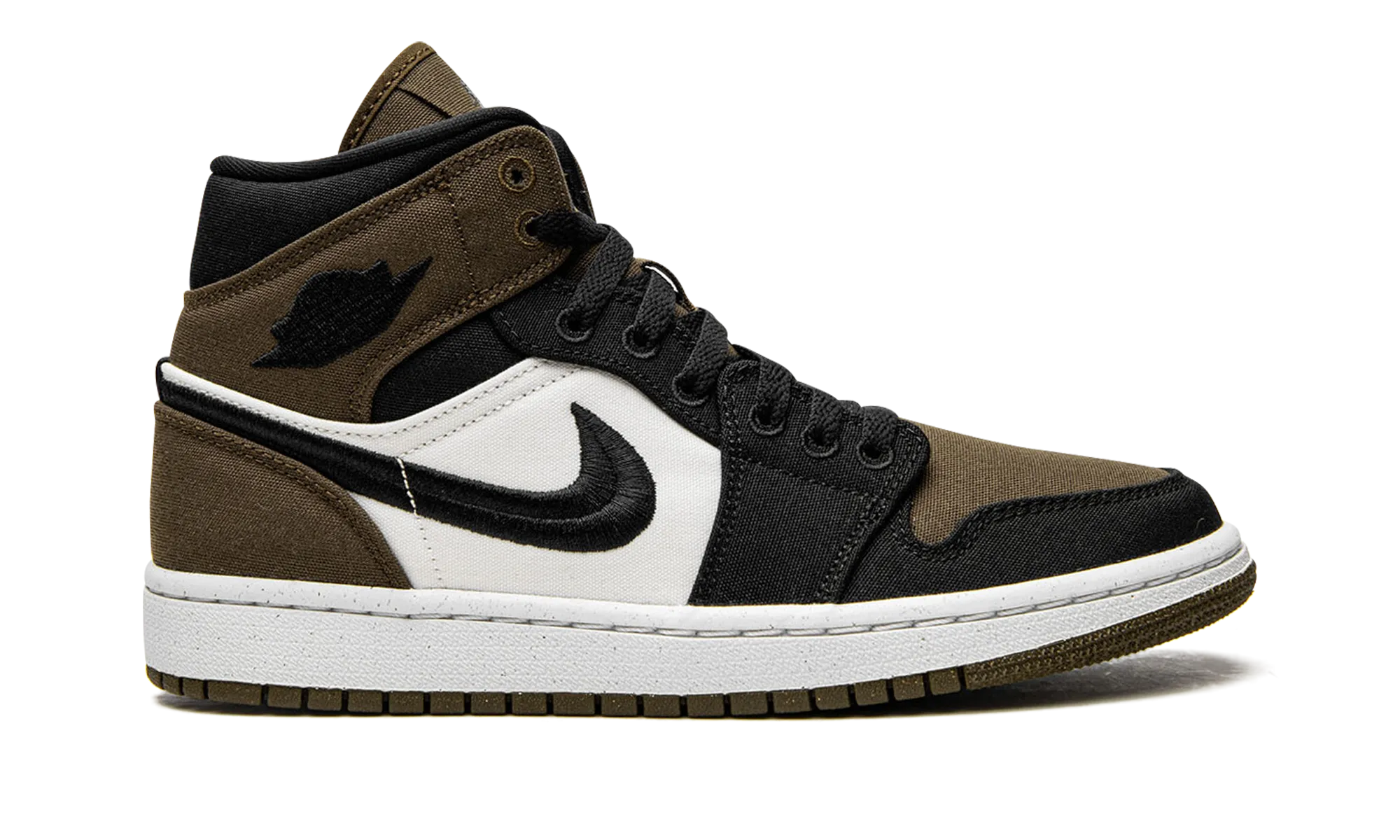 AIR JORDAN 1 MID SE WMNS "Olive Toe" jordan classic womens shoes