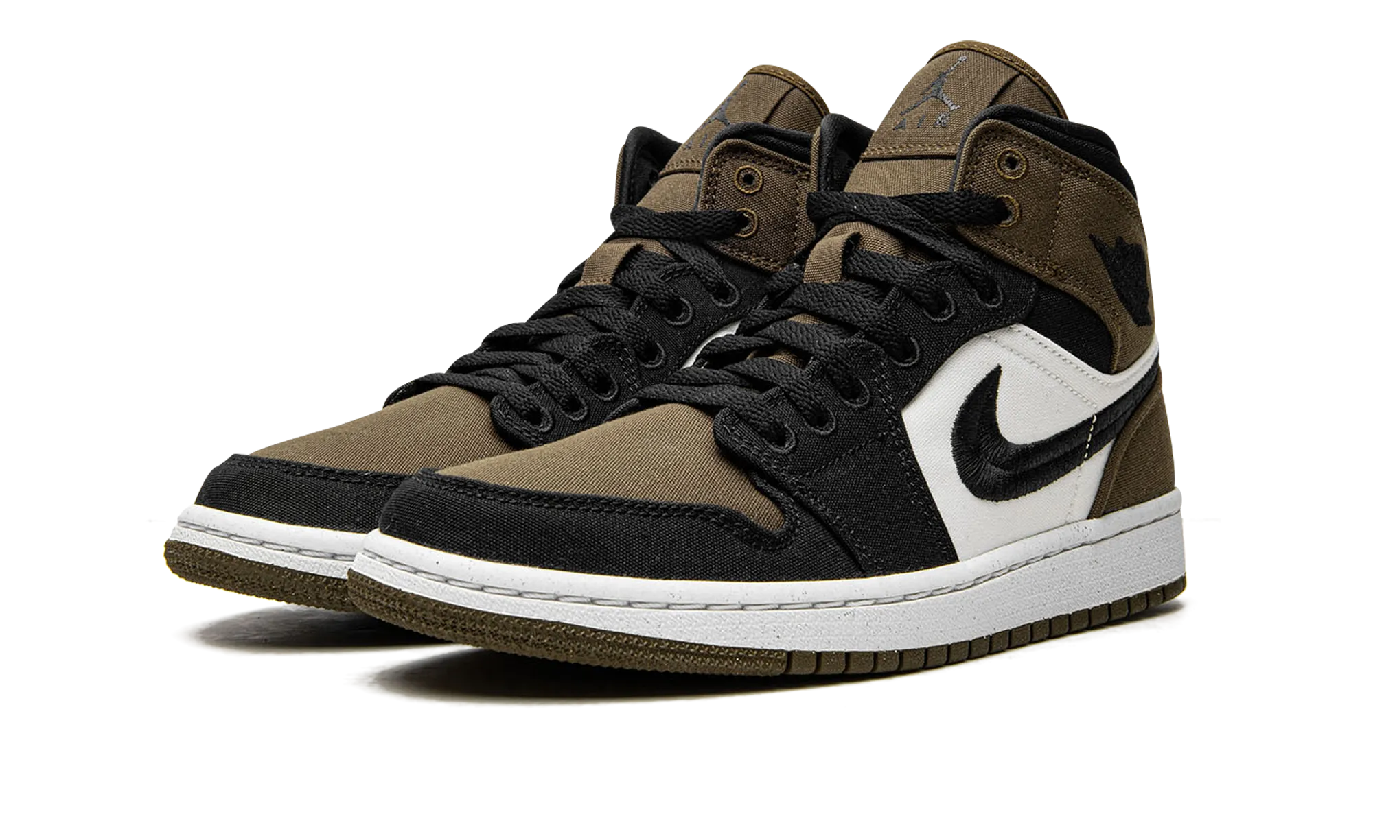 AIR JORDAN 1 MID SE WMNS "Olive Toe" jordan classic womens shoes