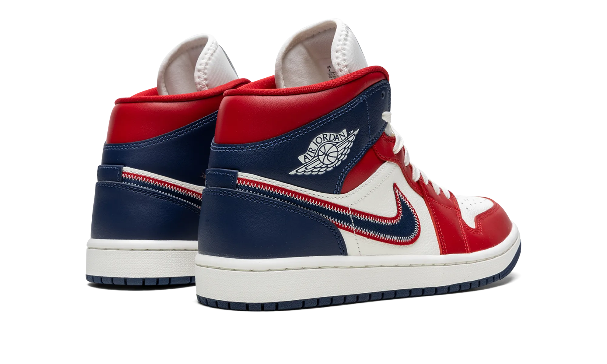 AIR JORDAN 1 MID SE WMNS "USA" jordan classic womens shoes