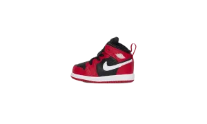Air Jordan 1 Mid TD "Black Gym Red" Jordan Toddler shoes