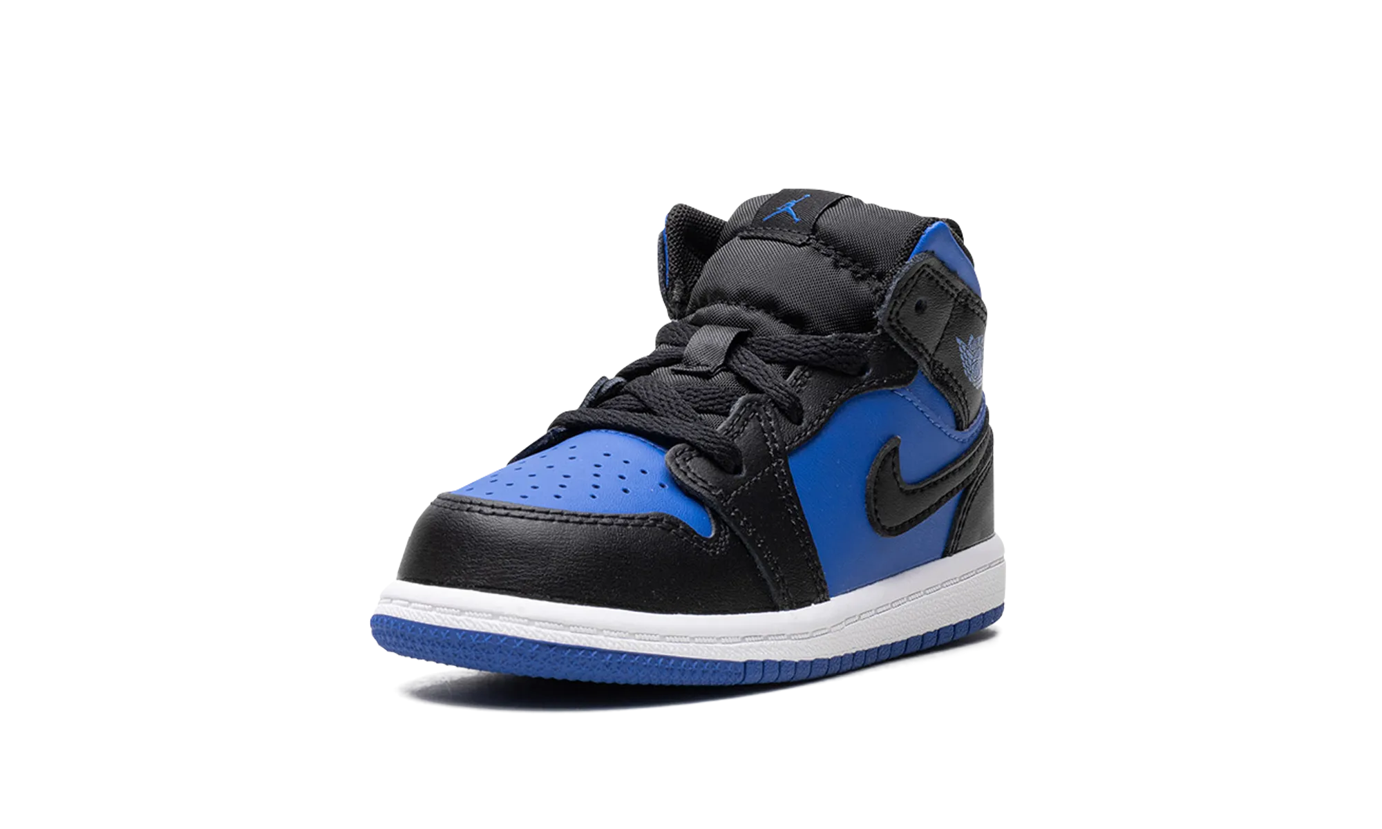 AIR JORDAN 1 MID TD "BLACK ROYAL BLUE" jordan toddler baby shoes