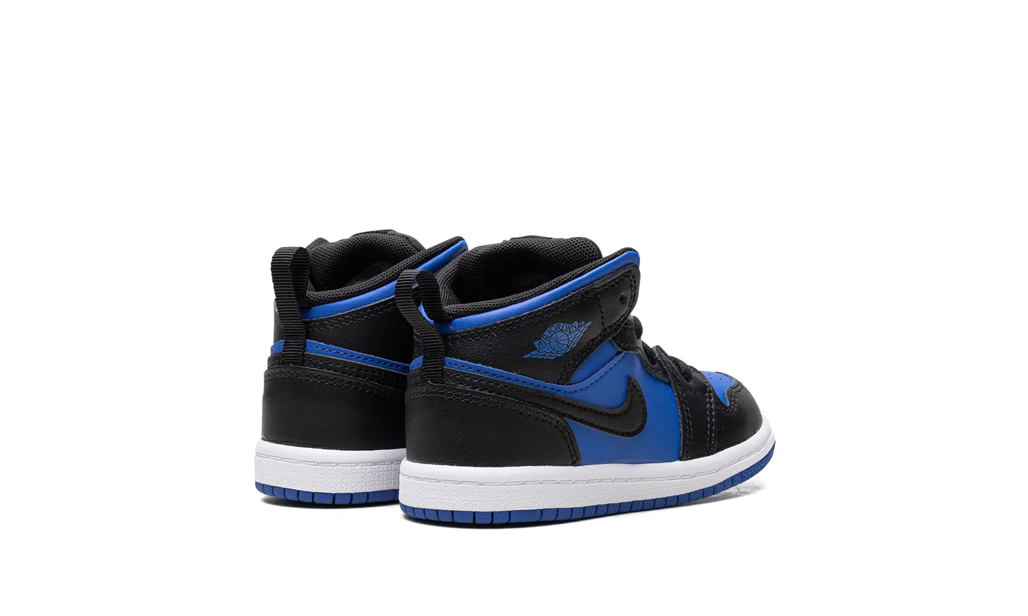 AIR JORDAN 1 MID TD "BLACK ROYAL BLUE" jordan toddler baby shoes