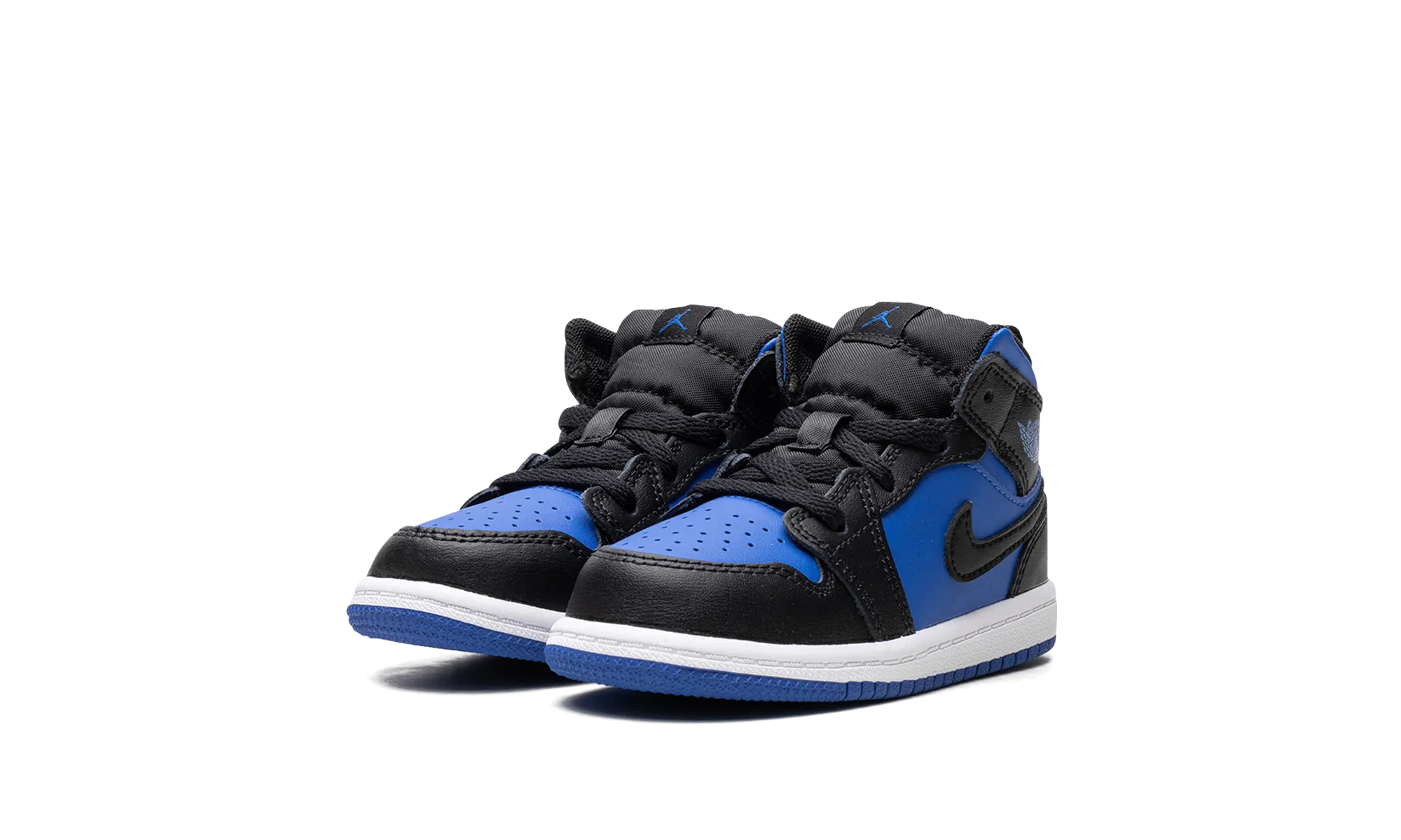 AIR JORDAN 1 MID TD "BLACK ROYAL BLUE" jordan toddler baby shoes