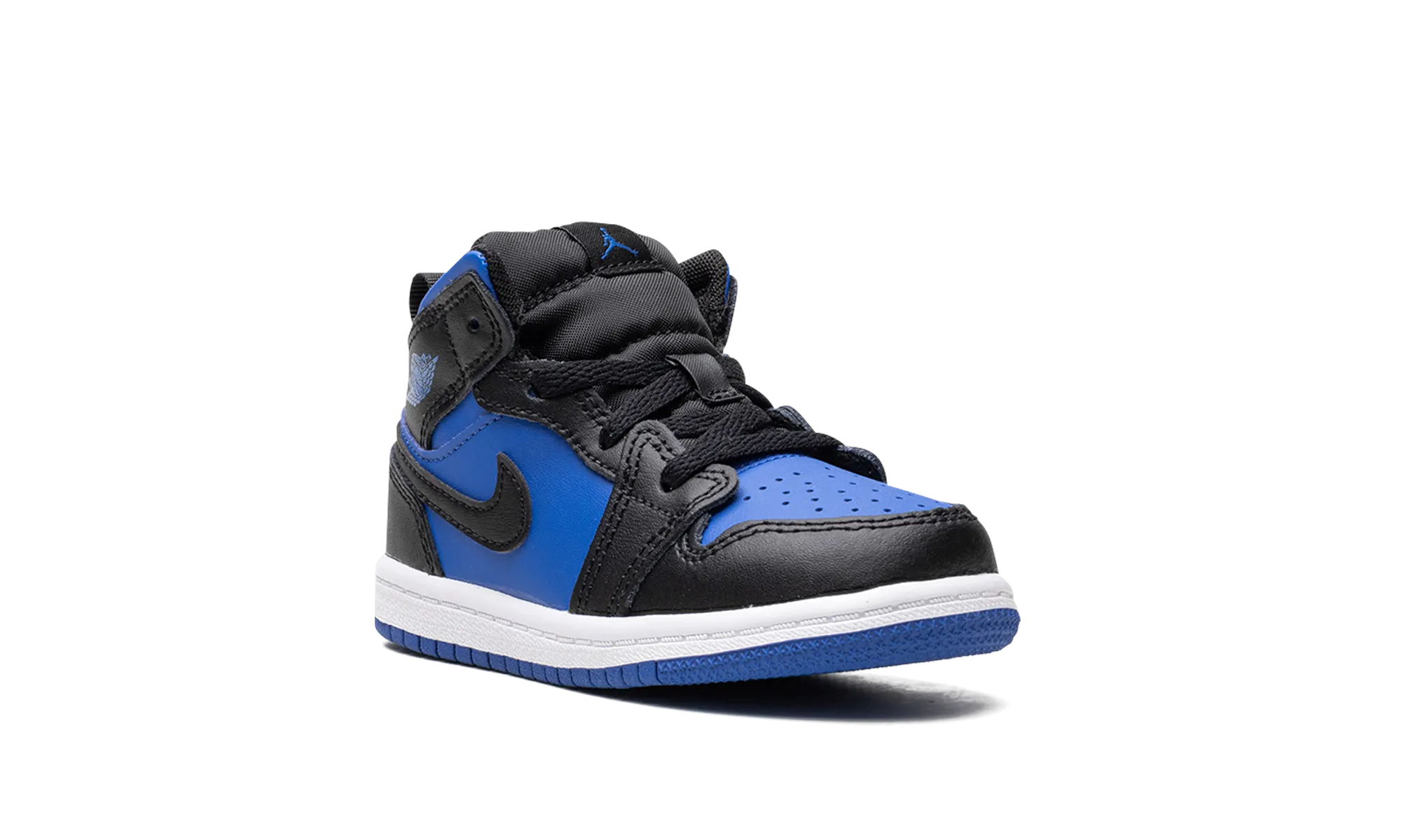 AIR JORDAN 1 MID TD "BLACK ROYAL BLUE" jordan toddler baby shoes
