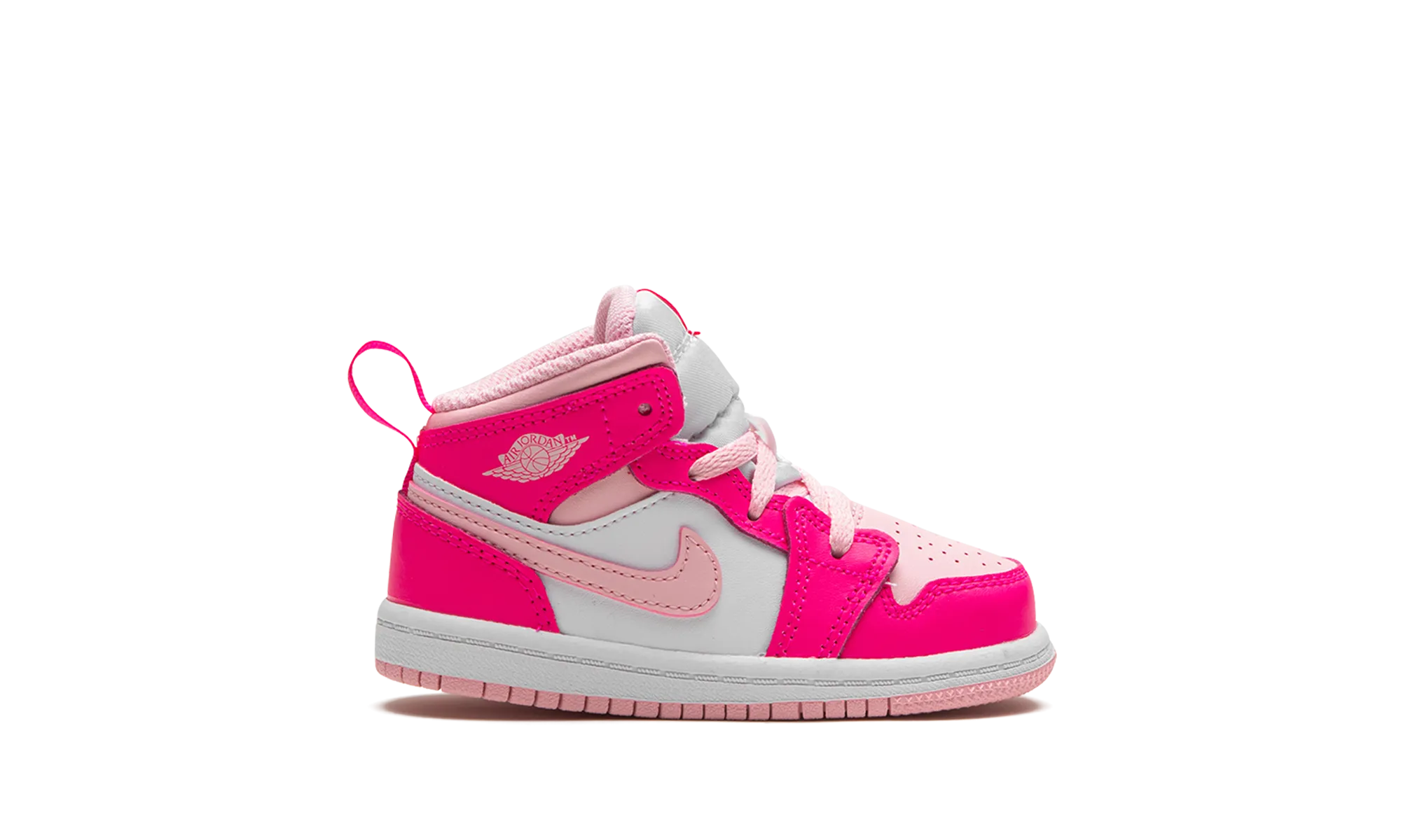 Air Jordan 1 Mid TD "Fierce Pink" jordan toddler baby shoes