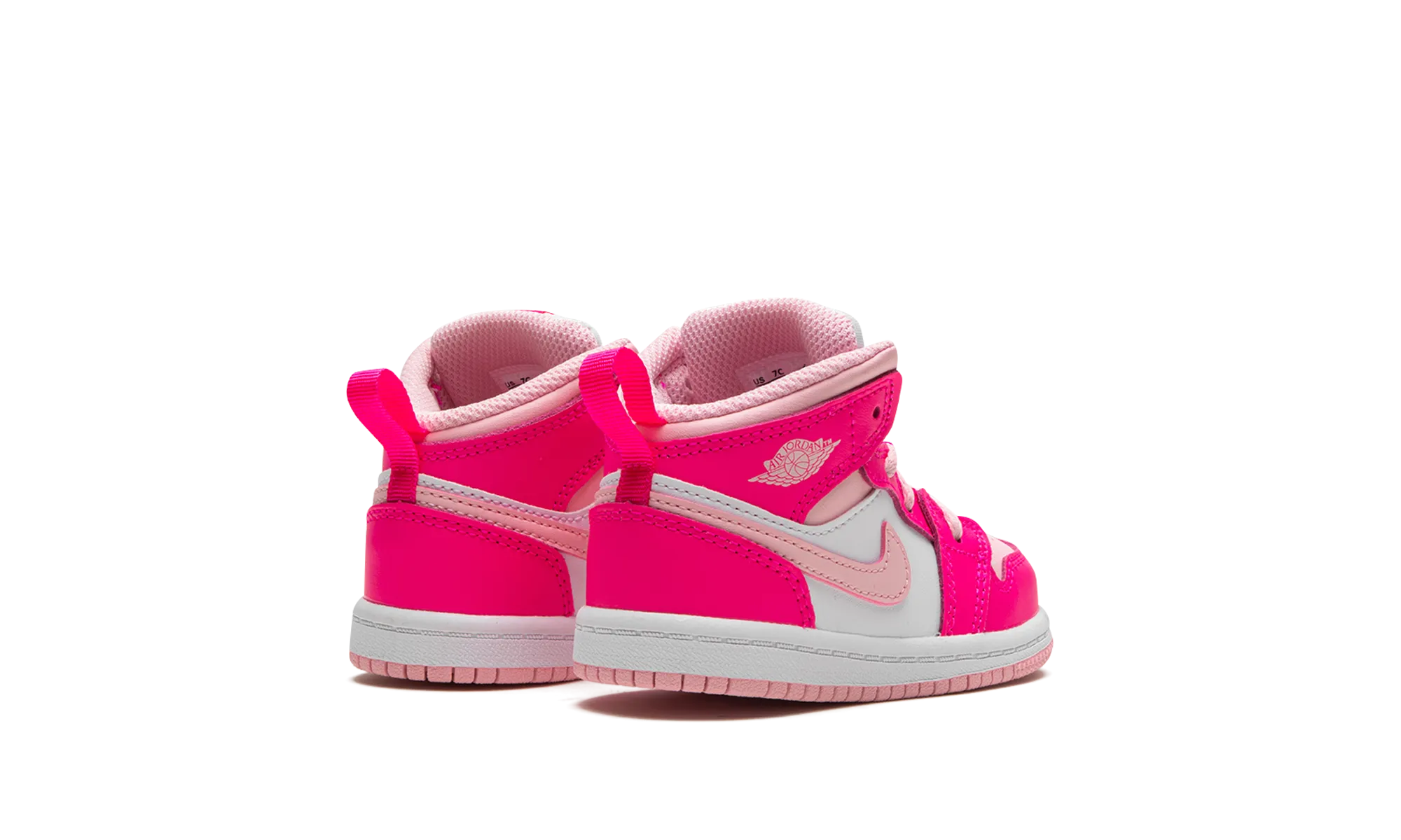 Air Jordan 1 Mid TD "Fierce Pink" jordan toddler baby shoes