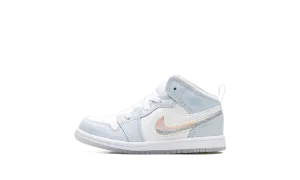 Air Jordan 1 Mid TD "Glitter Swoosh" Jordan Toddler shoes