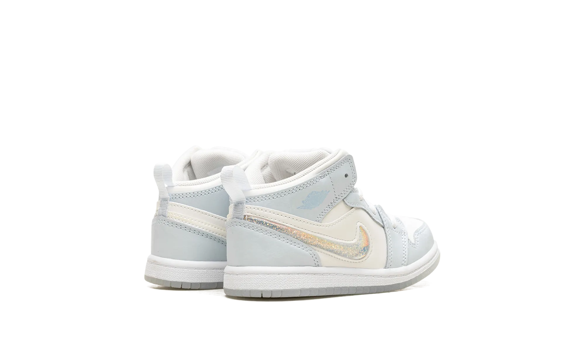 Air Jordan 1 Mid TD "Glitter Swoosh" jordan toddler baby shoes
