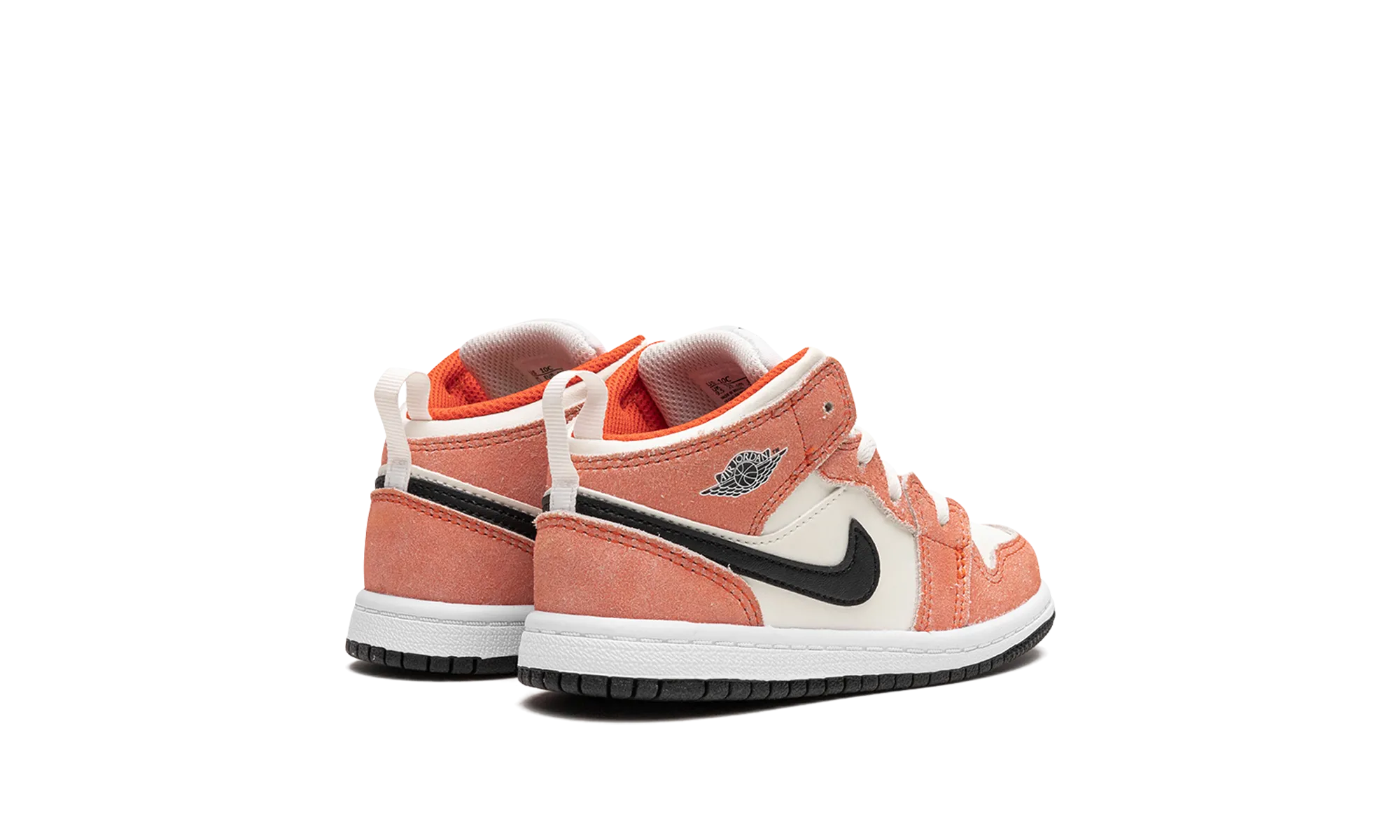 Air Jordan 1 Mid TD "Orange Suede" jordan toddler baby shoes