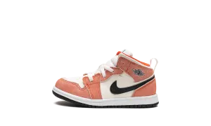 Air Jordan 1 Mid TD "Orange Suede" Jordan Toddler shoes
