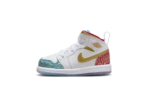 Air Jordan 1 Mid TD "UNC to CHI" Jordan Toddler shoes