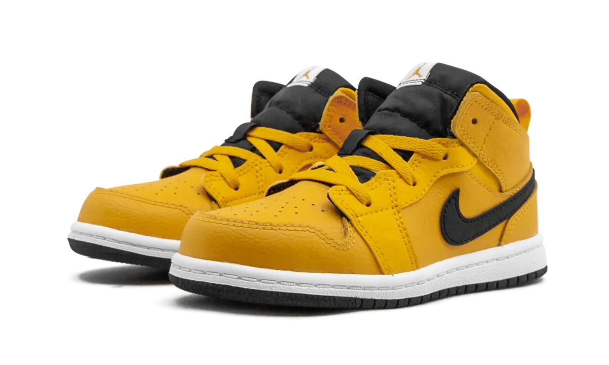 Air Jordan 1 Mid TD "University Gold" jordan toddler baby shoes