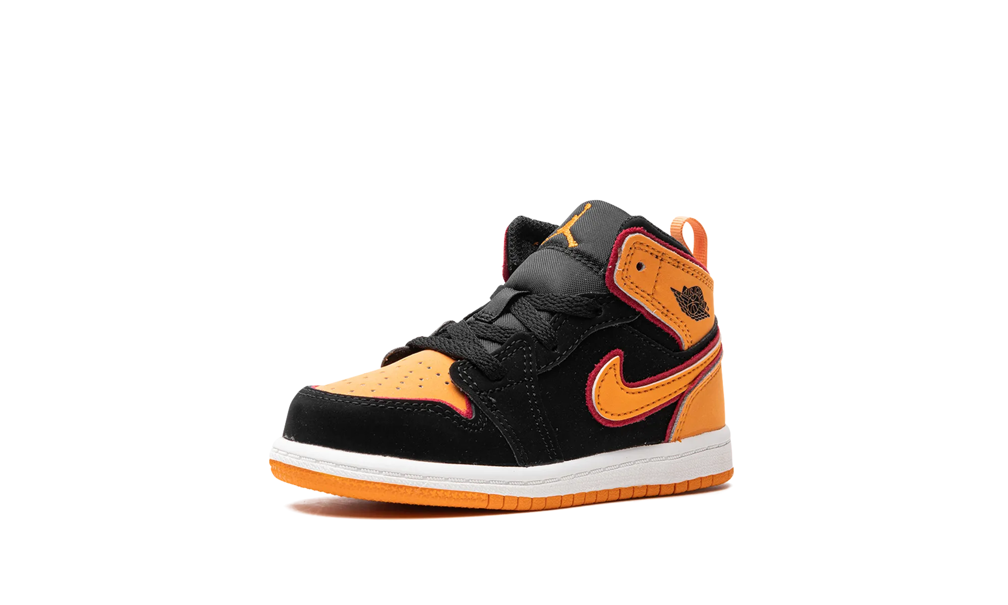 Air Jordan 1 Mid TD "Vivid Orange" jordan toddler baby shoes