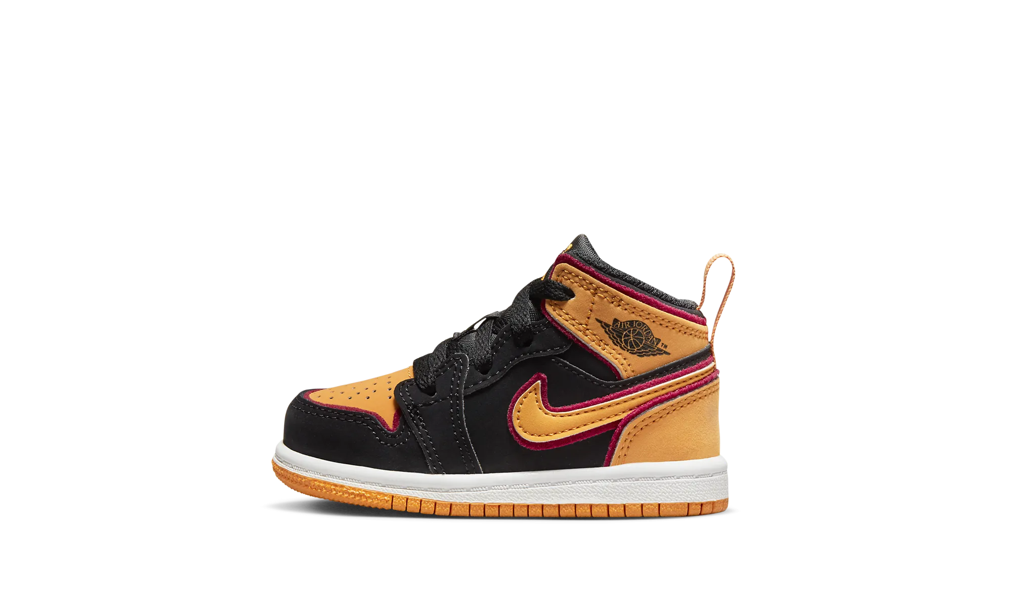 Air Jordan 1 Mid TD "Vivid Orange" Jordan Toddler shoes