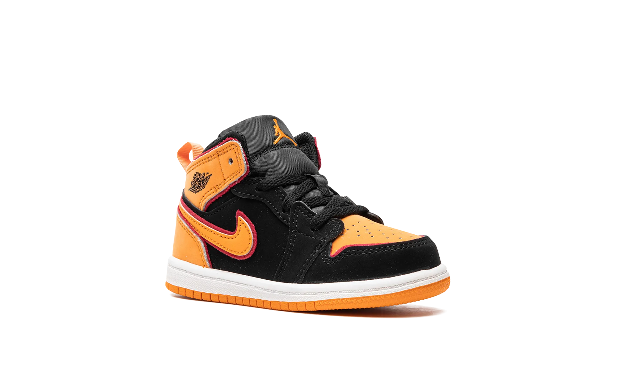 Air Jordan 1 Mid TD "Vivid Orange" jordan toddler baby shoes