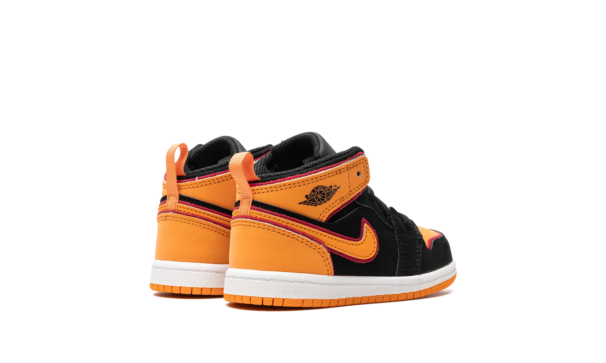 Air Jordan 1 Mid TD "Vivid Orange" jordan toddler baby shoes