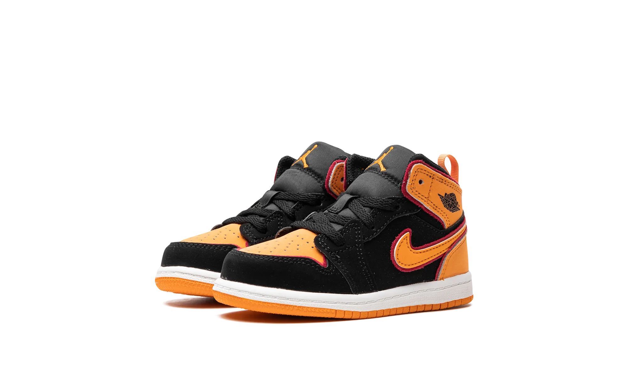 Air Jordan 1 Mid TD "Vivid Orange" jordan toddler baby shoes