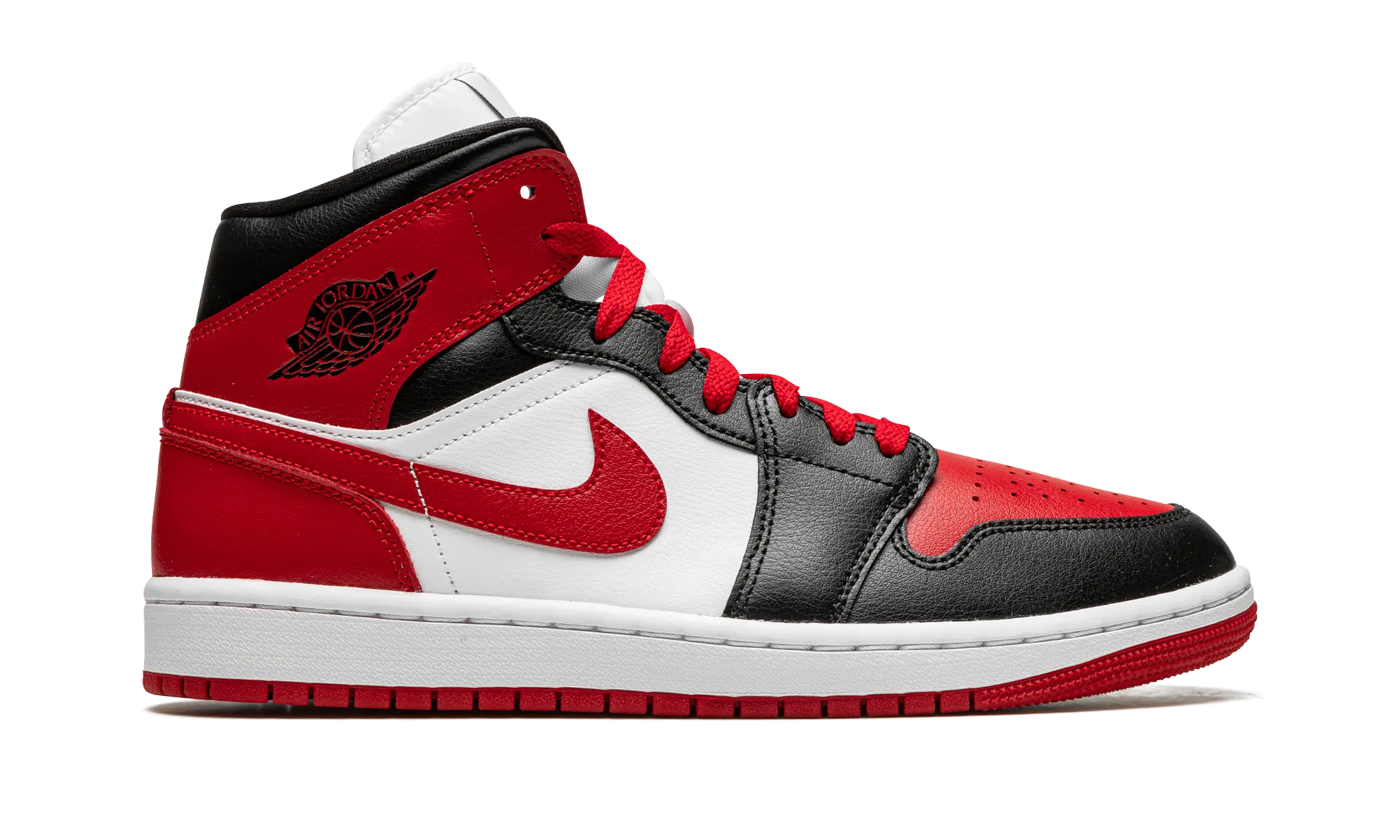 AIR JORDAN 1 MID WMNS "Alternate Bred Toe" jordan classic womens shoes
