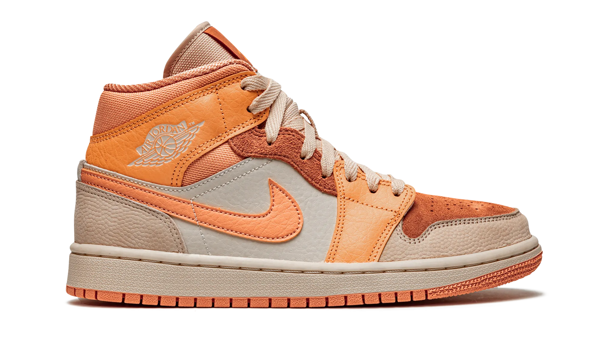 AIR JORDAN 1 MID WMNS "Apricot" jordan classic womens shoes