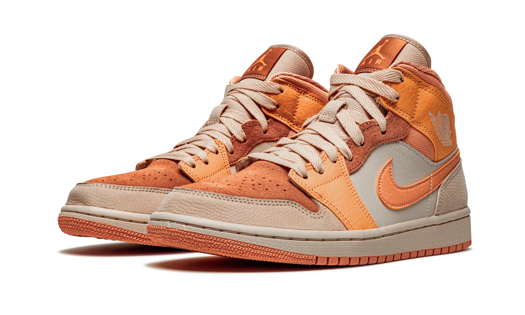AIR JORDAN 1 MID WMNS "Apricot" jordan classic womens shoes