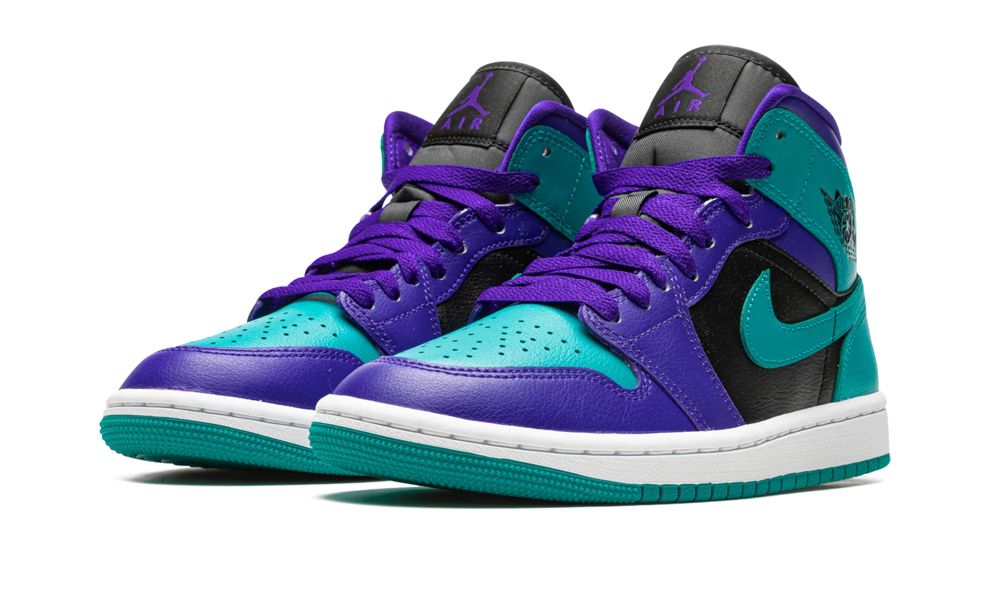 AIR JORDAN 1 MID WMNS "Black Grape" jordan classic womens shoes