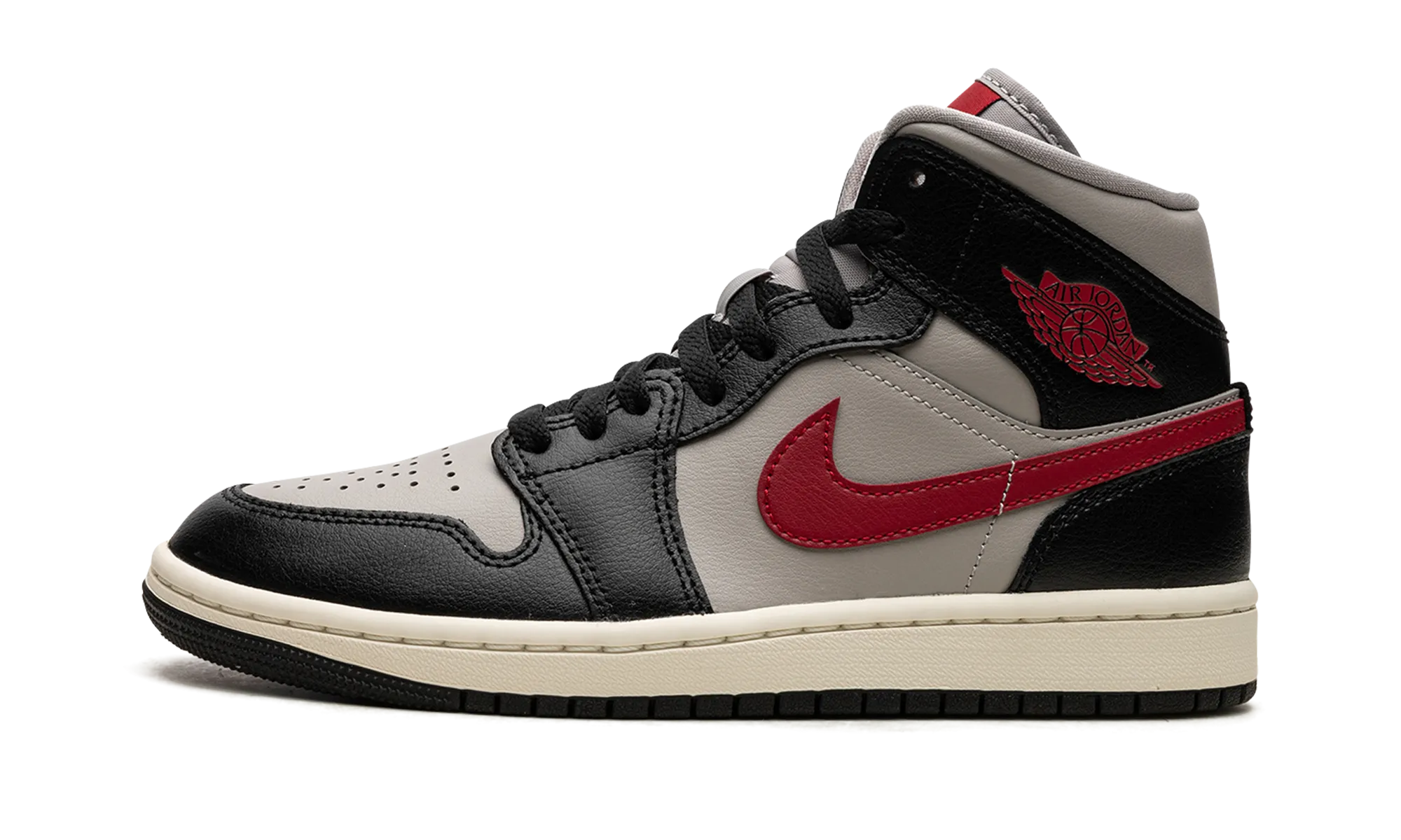 AIR JORDAN 1 MID WMNS "Black / Gym Red / College Grey" Jordan Women's styles