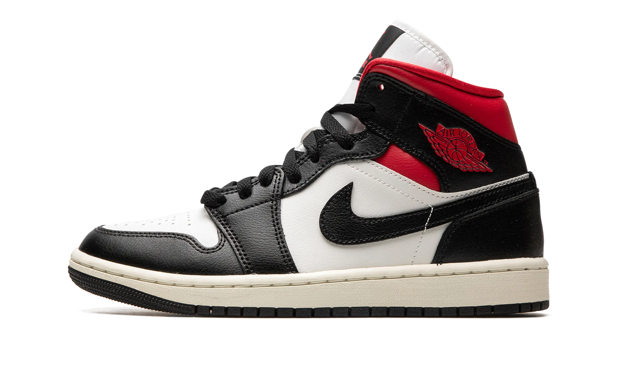 AIR JORDAN 1 MID WMNS "Black / Gym Red / Sail" Jordan Women's styles