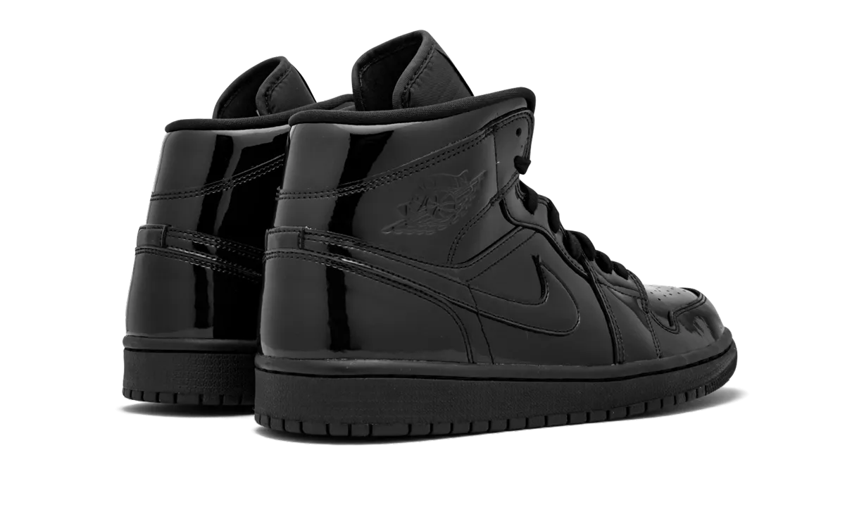 AIR JORDAN 1 MID WMNS "Black Patent Leather" jordan classic womens shoes